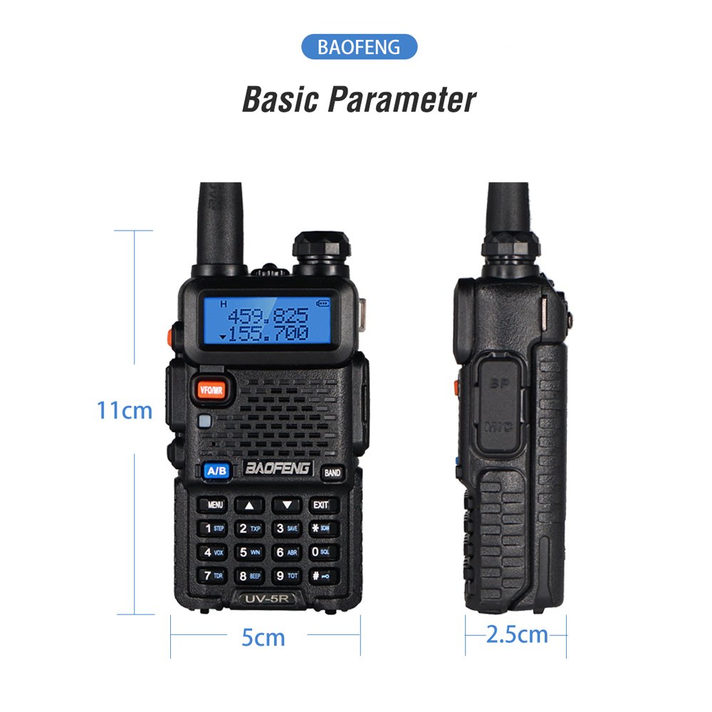 Two Way Walkie Talkie Basic Parameter