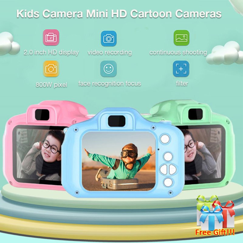 Children's Camera Kid Camera Mini HD Cartoon Cameras