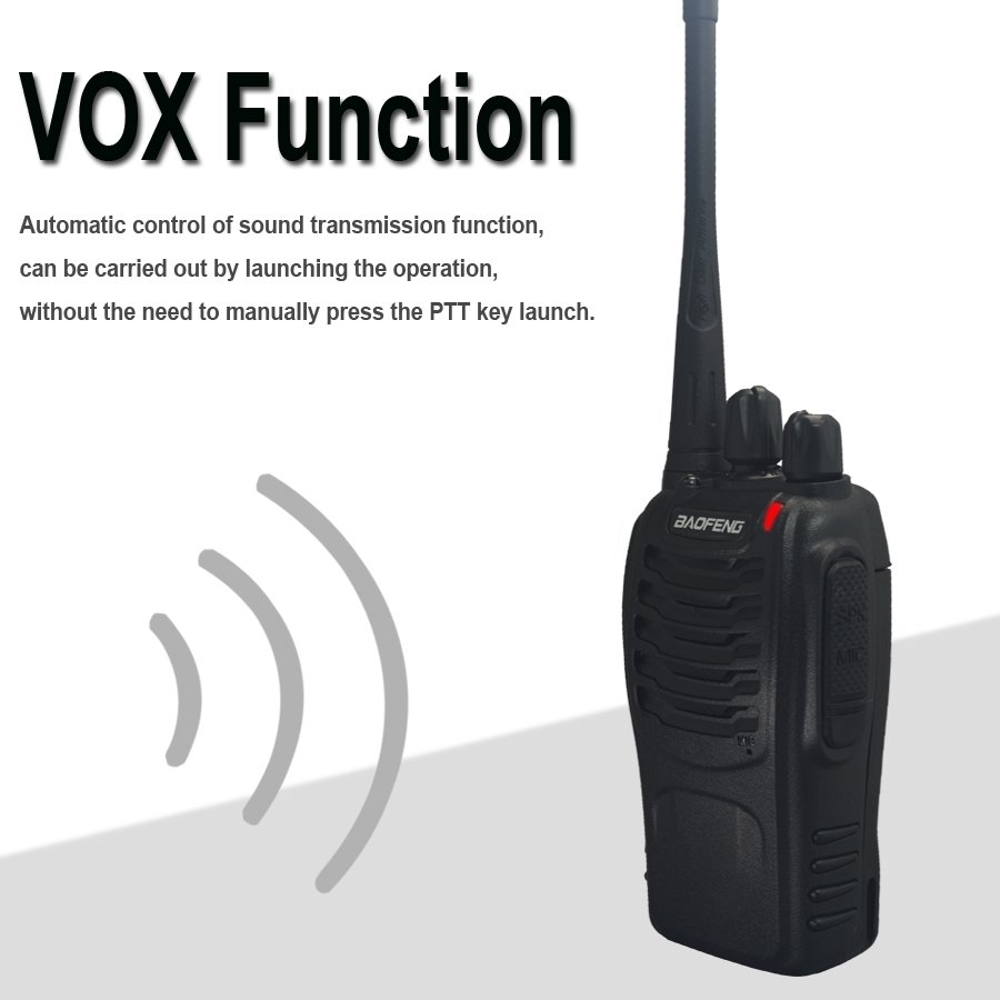 Baofeng BF-888S Walkie Talkie Portable Radio 5W 16CH UHF 400-470MHz Comunicador Transmitter Transceiver