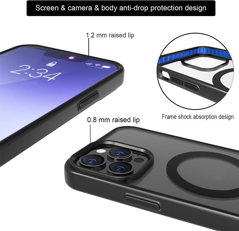 Phone case brands screen&camera&body anti-drop protection design