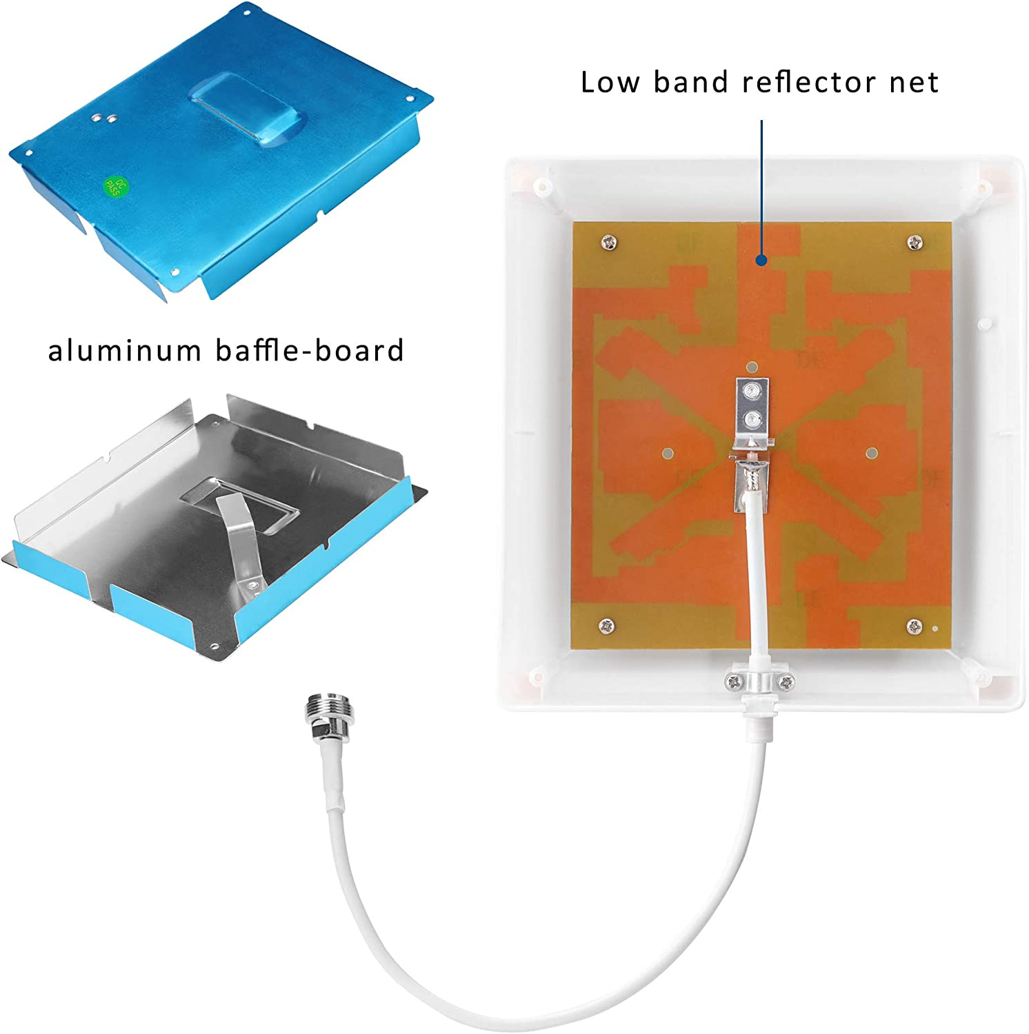 High-gain LPDA antenna for radio communications Weatherproof LPDA antenna for outdoor use